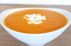 Cheese and Carrot soup