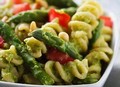 Chicken and Asparagus Penne with Basil Pesto